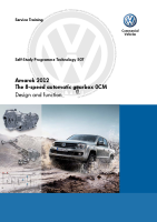 VW - SSP 507Amarok 2012 The 8-speed automatic gearbox 0CM 